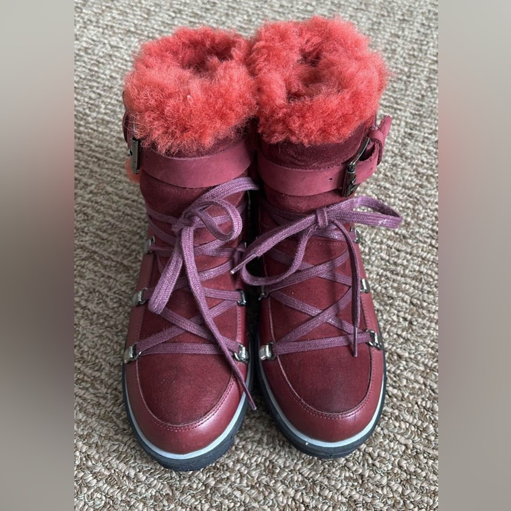 Women's Leather Fur-Lined Boots
